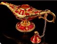Изящни декоративни метални чашки или лампа на Аладин, снимка 14