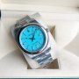 Мъжки часовник Rolex Oyster Perpetual Tiffany Blue с автоматичен механизъм, снимка 3