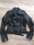 Дамско кожено яке размер S черно, снимка 1