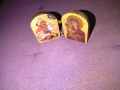 Двойна икона Манастир Суково отворена 90х55мм, снимка 2