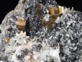 №173, Кварц,Планински кристал,Кварцова друза с халкопирит и сфалерит,Quartz Bulgaria,BGminerals,, снимка 5
