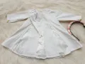 Детска бяла рокля H&M 9-12 месеца, снимка 3