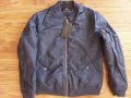 L Zara Men Bomber Jacket With back slogan, снимка 4