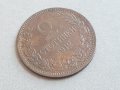 2 стотинки 1912 година БЪЛГАРИЯ монета за колекция 33, снимка 2