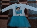 Детска рокля с дълъг ръкав 92, снимка 1 - Бебешки рокли - 43218251