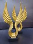 Статуетка Златни крила от висококачествен полирезин, снимка 3