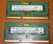 памет за лаптоп 2GB 1xRx8 PC3-10600S=2броя по 5лв, снимка 1 - RAM памет - 44824095