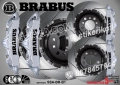 BRABUS надписи за капаци на спирачни апарати SSA-BR-B, снимка 2