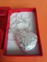 Сребърно колие Сърце , снимка 9