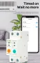 Смарт автоматичен прекъсвач 1P 63A с WiFi, снимка 4