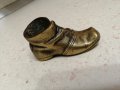 Стара бронзова обувка, снимка 2