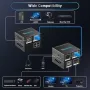 Нов HDMI USB Cat6 KVM Удължител 1080P 60Hz, 50м, HDR, PoE, Без Лаг, снимка 3