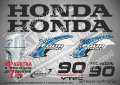 HONDA 90 hp Хонда извънбордови двигател стикери надписи лодка яхта, снимка 1 - Аксесоари и консумативи - 43044330