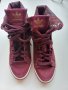 вишневи високи кецове Адидас 36 2/3, снимка 2