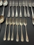 Комплект прибори за хранене / дебело посребрени. №7873, снимка 4
