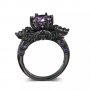 Ново!-Дамски пръстен черно злато, снимка 1 - Пръстени - 37736159