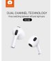 Безжични слушалки с кристален звук WUW R155 AirPods 3 с TWS Bluetooth, снимка 6