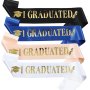 Абитуриентски шал: I Graduated - 5 Модела, снимка 1 - Шалове - 44070055