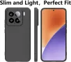 Матов Силиконов Кейс за Xiaomi 15 - Черен, снимка 4