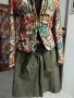 ЗА ЦЕНИТЕЛИ Естествена кожа, бохо стил, цвят зелен, снимка 2