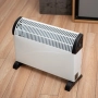 Електрически конвектор 2000 W с термостат – Енергийно ефективен и тих отоплител за всяко помещение, снимка 3