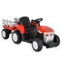  ПРОМОЦИЯ ДО 28.02! НОВО! Акумулаторен трактор с ремарке Dallas RED с 12V батерия , снимка 1