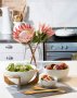Купа за салата с бамбукови поставка и бамбукови прибори, снимка 4