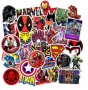 50 бр Марвел Avengers marvel Отмъстителите герои самозалепващи лепенки стикери за украса декор, снимка 4