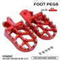 Стойки за крака за мотоциклет CRF150F и CRF230F от 2003 до 2019 Червени НОВИ, снимка 3