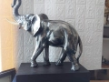 Огромна сребърна фигура на слон.Сребро 800, снимка 14