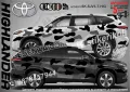 Mitsubishi Eclipse Cross SK-SJV3-M-EC Кaмуфлаж Офроуд Джип Пикап Лодка Camouflage Off-Road стикери, снимка 10