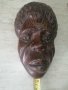 Африканска дървена маска , снимка 1 - Антикварни и старинни предмети - 32910645