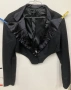 Дамско късо сако (блейзър) - черно, снимка 1
