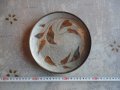 Страхотна бронзова чиния с емайл 2, снимка 1 - Антикварни и старинни предмети - 43553079