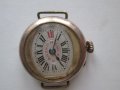 Стар ръчен часовник с позлата , монограм, снимка 1 - Антикварни и старинни предмети - 37919619