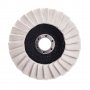 Диск от филц за полиране на метал, ветрилообразен, ламел125x22,2 mm, снимка 2