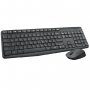 Клавиатура + Мишка Безжични Logitech MK235 черна, SS300653, снимка 1 - Клавиатури и мишки - 38921275