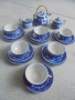 № 8299 Стар малък порцеланов сервиз – миниатюрен синьо-бял комплект , снимка 6