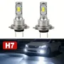 Mini LED лампи за фарове, H7 3570 - комплект 2 бр., снимка 1