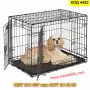 Сгъваема метална клетка за малки кучета и котки – 60x46x51 см - КОД 4482, снимка 6