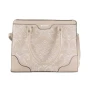 Елегантна дамска чанта с бродирани детайли и много отделения, снимка 5