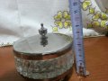 Руска кристална кутия захарница, снимка 4