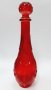 Гарафа червено стъкло, декантер(13.2), снимка 1 - Антикварни и старинни предмети - 43581934