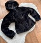 Пухкави и топли якета с качулка бежово или черно, снимка 4