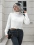 Дамски шикозен къс пуловер, 3цвята - 023, снимка 9