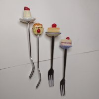 Десертни вилички от неръждаема стомана Германия., снимка 5 - Прибори за хранене, готвене и сервиране - 40685490