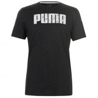 Puma No 1 Logo Tee, dark Greey M Размер, снимка 1 - Тениски - 31389082