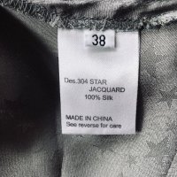 Прекрасна копринена блуза STAR JAQUARD, снимка 13 - Блузи с дълъг ръкав и пуловери - 27208543