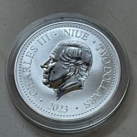 1 oz Сребърна монета "Мистичен феникс" 2023 - остр. Ниуе., снимка 4 - Нумизматика и бонистика - 43710292