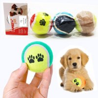 860 Играчка за кучета тенис топки 3 броя в комплект тенис топка за куче, снимка 7 - За кучета - 32661170